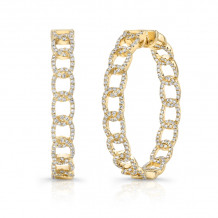 Uneek La Mirada Inside-Out Diamond Hoop Earrings - LVEWA7534Y