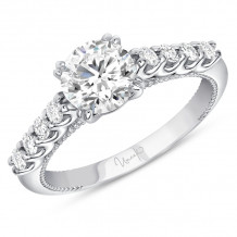 Uneek Us Collection Round Diamond Engagement Ring - SWUS015CW-6.5RD