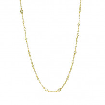 Freida Rothman Mini Bezel Stone Necklace - LMYZN12-13E