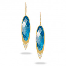 Doves Laguna 18k Yellow Gold Gemstone Earrings - E7821AP