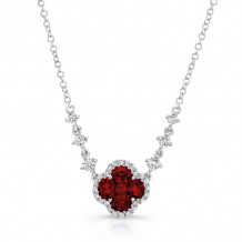 Uneek Ruby Diamond Pendant - LVNLG2894R