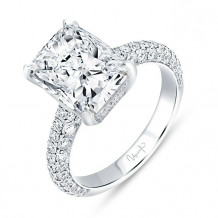 Uneek Signature Straight Diamond Engagement Ring - R066CUU