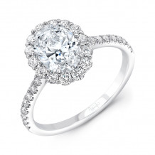 Uneek Oval Diamond Engagement Ring - R022U