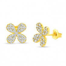 Uneek Vernal Floral Diamond Earrings - ER4433PH