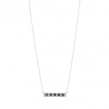 Freida Rothman Cobblestone Bar Necklace - IFPKZN66-16E