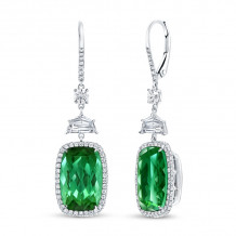 Uneek Precious Green Tourmaline Earrings - ER4435-GT