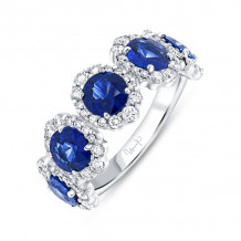 Uneek Petals Blue Sapphire Fashion Ring - SWS235BSRD