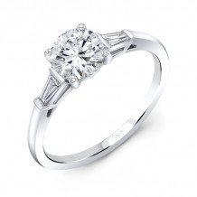 Uneek Round Diamond Engagement Ring - R041U