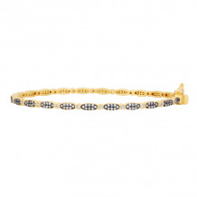 Freida Rothman Marquise Pave Thin Hinge Bangle - YRZB080190B-H