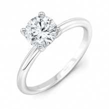 Uneek Round Timeless Diamond Engagement Ring - R018U