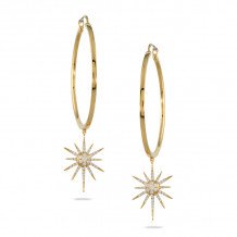 Doves Celestia 18k White Gold Diamond Earrings - E8245-3