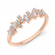 Uneek Diamond Stackable Band - R24124AB