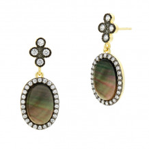 Freida Rothman Touch Of Color Earrings - YRZE020108B-GYS