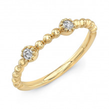 Uneek Las Palmas Stackable Diamond Band - LVBNA285Y