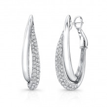 Uneek Hoop Diamond Earrings - LVEW427W