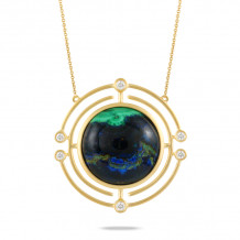 Doves Terra 18k Yellow Gold Gemstone Necklace - N9676AMC