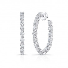Uneek Hoop Diamond Earrings - ER210529U