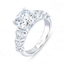 Uneek Timeless Straight Diamond Engagement Ring - R609RB-300