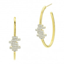 Freida Rothman Radiance Delicate Hoop Earring - RNPYZE04-14K