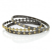 Freida Rothman Classic Stud Clover Bangle Set - YRZB080005B-1