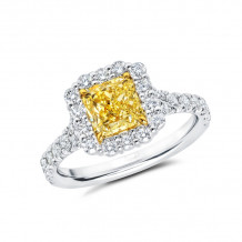 Uneek Natureal Diamond Engagement Ring - LVS969RADFY