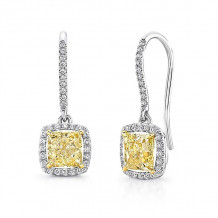 Uneek Natureal Diamond Earrings - E245CU-.75RAD