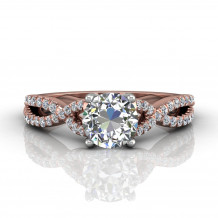 Martin Flyer Two Tone 14k Gold FlyerFit Engagement Ring