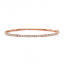 Uneek Holloway Stackable Diamond Bangle - LVBAW5828R