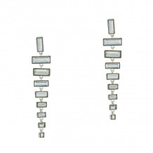 Freida Rothman Cobblestone Linear Drop Earrings - IFPKZE84-14K