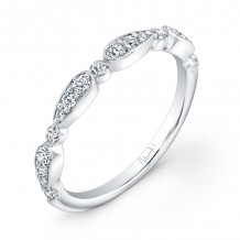 Uneek Antique-Inspired Diamond Wedding Band - UWB014