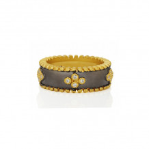 Freida Rothman Clover Beaded Ring - YRZR090066B-6