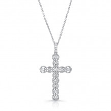 Uneek Cross Diamond Pendant - LVNWC834W