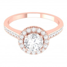 Martin Flyer 18k Rose Gold FlyerFit Engagement Ring