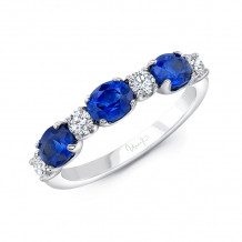 Uneek Blue Sapphire Diamond Fashion Ring - R003U