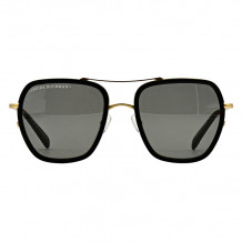 Freida Rothman Breckenridge Squared Aviator Black Sunglasses