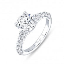 Uneek Timeless Round Diamond Engagement Ring - R607RB-200