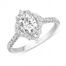 Uneek Oval Diamond Engagement Ring - SWS234DSW-7X5.5OV