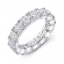 Uneek Cushion Cut Diamond Wedding Band - ETCU4PRC-700