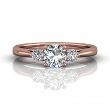 Martin Flyer 18k Rose Gold FlyerFit Engagement Ring