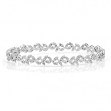 Uneek Vine Stackable Diamond Bangle - LVBAWA019W