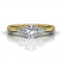 Martin Flyer Two Tone 18k Gold FlyerFit Engagement Ring