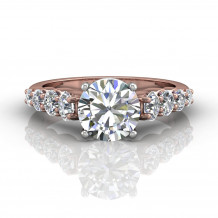 Martin Flyer Two Tone 18k Gold FlyerFit Engagement Ring