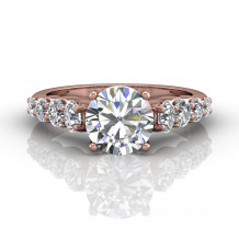 Martin Flyer 14k Rose Gold FlyerFit Engagement Ring
