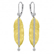 Meira T 14k Yellow Gold with Diamonds Earrings