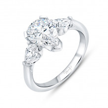 Uneek Timeless Three-Stone Diamond Engagement Ring - R300PS-150