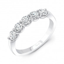 Uneek Round Diamond Wedding Band - RB027U