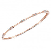 Uneek Diamond Stackable Bangle - LVBAAS2900R