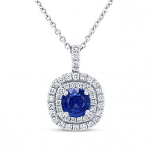 Uneek Precious Round Diamond Pendant - LVN923BS-5.0RD