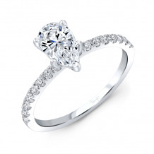 Uneek Pear Shaped Diamond Engagement Ring - SWS109-PS