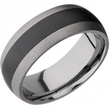 Lashbrook Black Tungsten Men's Wedding Band - TCR8349+SAND